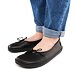 Women's barefoot leather ballerina flats Tamara black