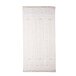 Recycled Cotton Rug with Beige and White Pattern