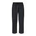 Men's flannel lounge pants with Merino wool, checkered black