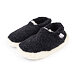 Wool ankle slipper boots Black