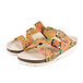 Women’s Sandra Orthopaedic Cork Wedge Sliders Floral