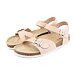 Women's cork anatomical sandals Jindra pink