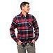 Men's flannel shirt, checkered red-blue
