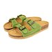 Women's anatomical cork slip-on shoes Linda light green