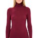 Women's Long Sleeve Turtleneck Modal with Cashmere Burgundy