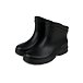 Women's low wellies with wool insole black