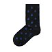 Bamboo socks with a loose top, sheep, black
