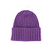Woolen hat with silk Gheppio purple