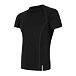 Men's functional short sleeve T-shirt Sensor Merino Active black