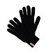 Finger Merino wool gloves Black