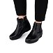 Women’s Klara Leather Ankle Boots with Wool Lining Black
