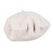 Wool Beret Merino Beige