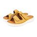 Women's leather slip-on shoes for bunions Roxana yellow