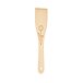 Wooden spatula with spring tulip pattern