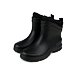 Insulated women's low wellies with wool insert black