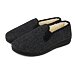Men's non-slip slippers with Merino sheep wool gray
