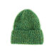 Wool cap mohair and alpaca Abbe green