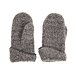 Wool Mittens Dark Grey