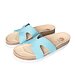 Women’s Zora Orthopaedic Cork Sliders Blue