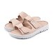 Women's leather slip-on shoes Pavlina beige