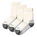 3 pairs Merino Loose Top Wool Socks Cream