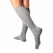 Cotton compression knee socks gray