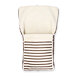Footmuff with Wool Lining Stripes
