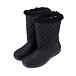 Women's Quilted Snow Boots Black