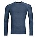 Men’s Ortovox 230 Competition Long Sleeve Merino Top Petrol Blue