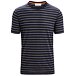 Men's T-shirt Merino Blend Wave SS Tee Stripe Icebreaker Loden