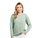 Women's Supersoft Merino round neckline sweater turquoise