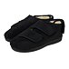 Women's insulated bandage shoes with sheep wool Velcro black