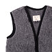 Wool Vest Dark Grey