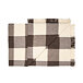 Wool Throw Brown Plaid