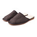 Men's Josef Leather Slippers with Wool Lining
