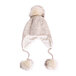 Vlnka Kids’ Wool Hat with Earflaps V19 Beige