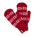 Vlnka Wool Mittens in Nordic Design P02 Red