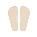 Children's barefoot hemp shoe inserts with recycled foam