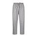 Men's flannel lounge pants with Merino wool, checkered black and white