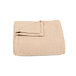 Cotton waffle throw blanket beige