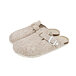 Women's barefoot wool slippers Michaela beige
