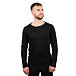 Men's Merino wool T-shirt Woolee with long sleeves black