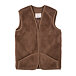 Wool Vest Brown