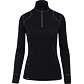 Women's Performance MERINO XTREME THERMOWAVE Top with zip Black