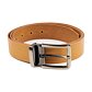 Leather belt brown