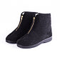Men's Traditional Zip-up Wool Boots Black