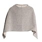 Wool Poncho Beige