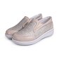 Women's leather ballerina Jolana Beige