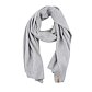 Vlnka Wool Scarf with Cashmere B07 Light Grey