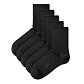 5 pairs of cotton diabetic socks with aloe vera black